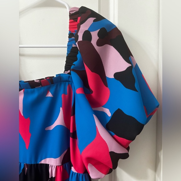 CROSBY BY MOLLIE BURCH Women's Boutique Blue Goldie Maxi Dress XS - Picture 7 of 15